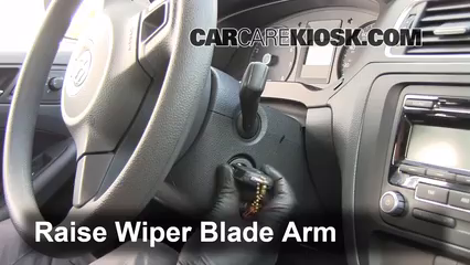 2011 Volkswagen Jetta SE 2.5L 5 Cyl. Sedan Windshield Wiper Blade (Front) Replace Wiper Blades